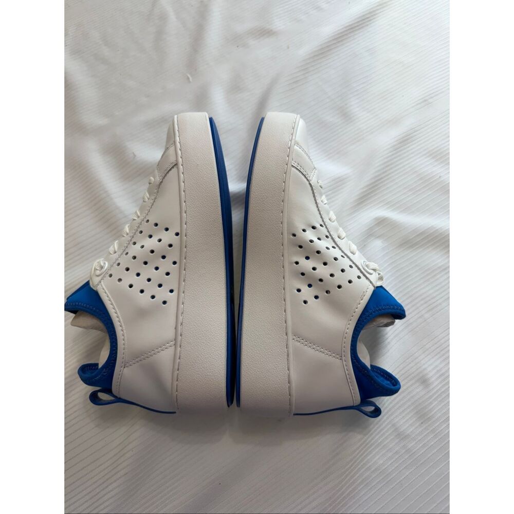 Michael Kors Ace Lace Up Lasered Leather Sneakers Shoes Size 5M - Picture 8 of 10